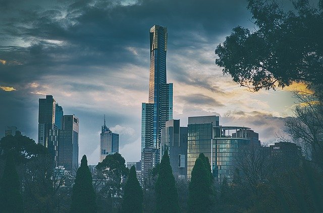 Melbourne sky scrapers